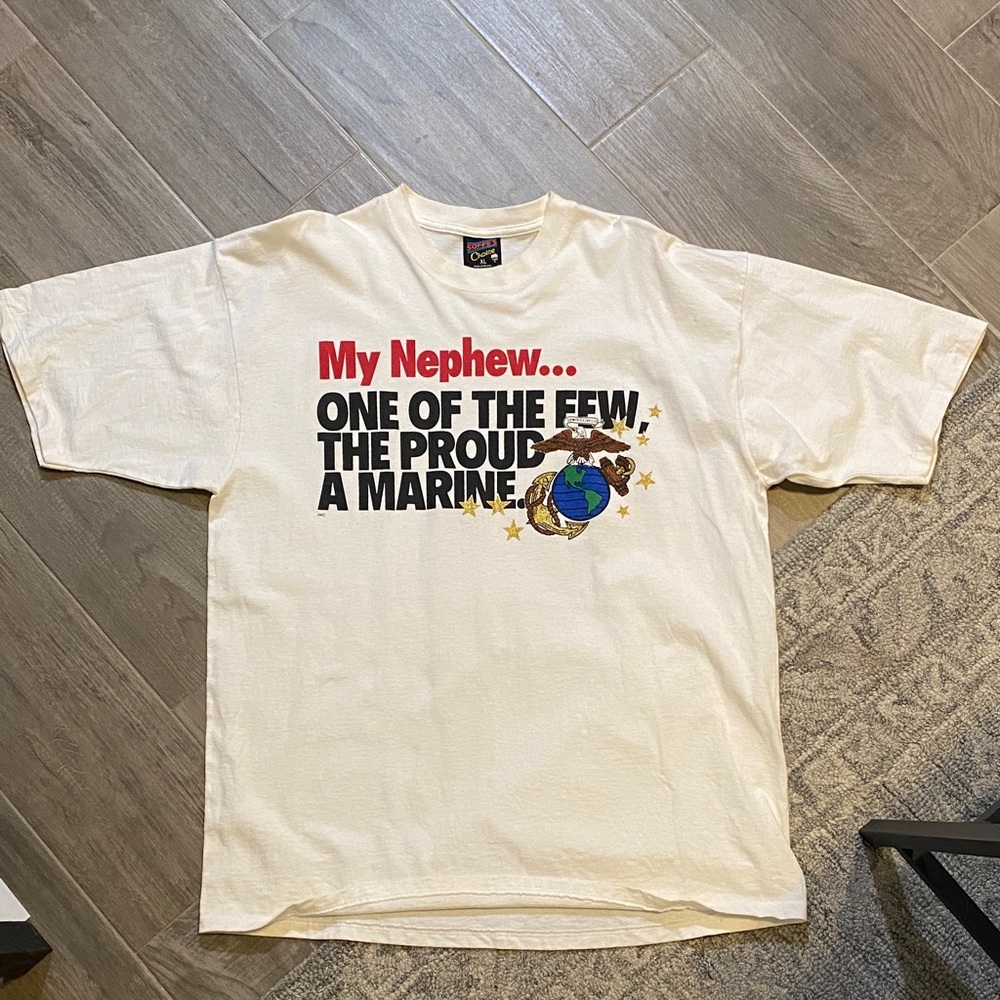 US MARINES Soffe White Short Sleeve Tee
